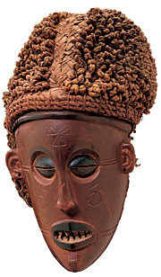 masker van de vooroudercultus Kongo